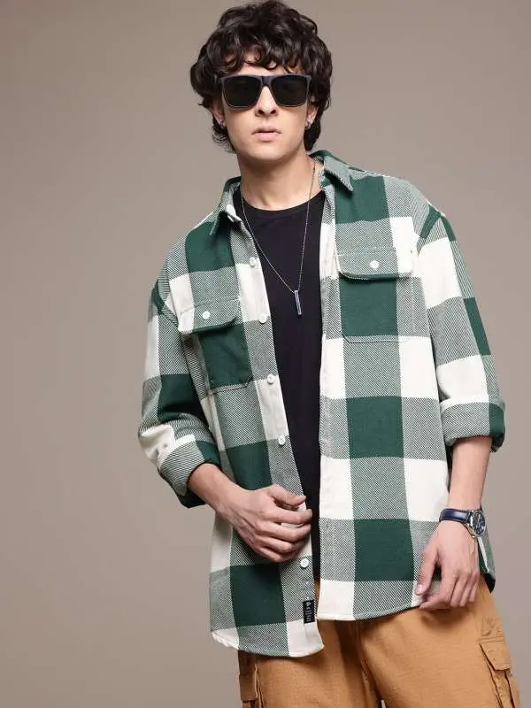 CLASSIC GREEN CHECK SHIRT FOR MAN